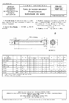 Formy do tworzyw sztucznych - Przedłużacze końcówek do węży BN-83/1697-03